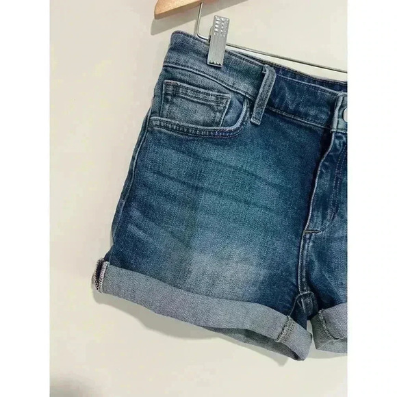 JOE'S Mid Rise Rolled‎ Cuff Denim Shorts In Cassandra Size 28 - Picture 2 of 12